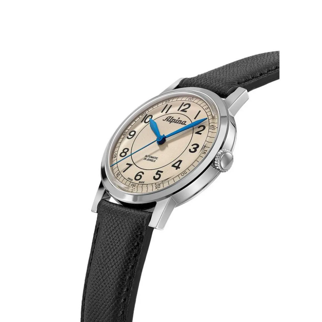 Montre Homme ALPINA Heritage - AL-520BG3SH6 Bracelet Cuir Noir