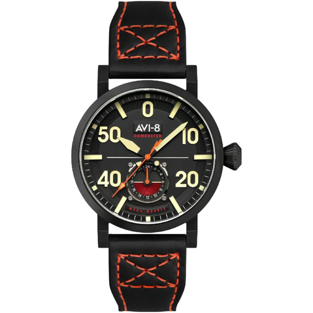 Montre Homme AVI-8 Dambuster Chadwick Meca-Quartz - AV-4113-03 Bracelet Cuir Noir