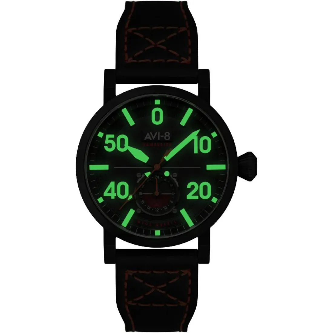 Montre Homme AVI-8 Dambuster Chadwick Meca-Quartz - AV-4113-03 Bracelet Cuir Noir
