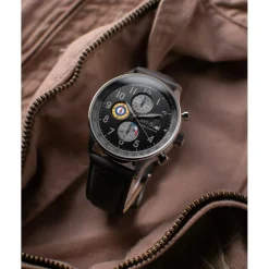 Montre Homme AVI-8 Hawker Hurricane Classic Chronograph - AV-4011-0U Bracelet Cuir Gris