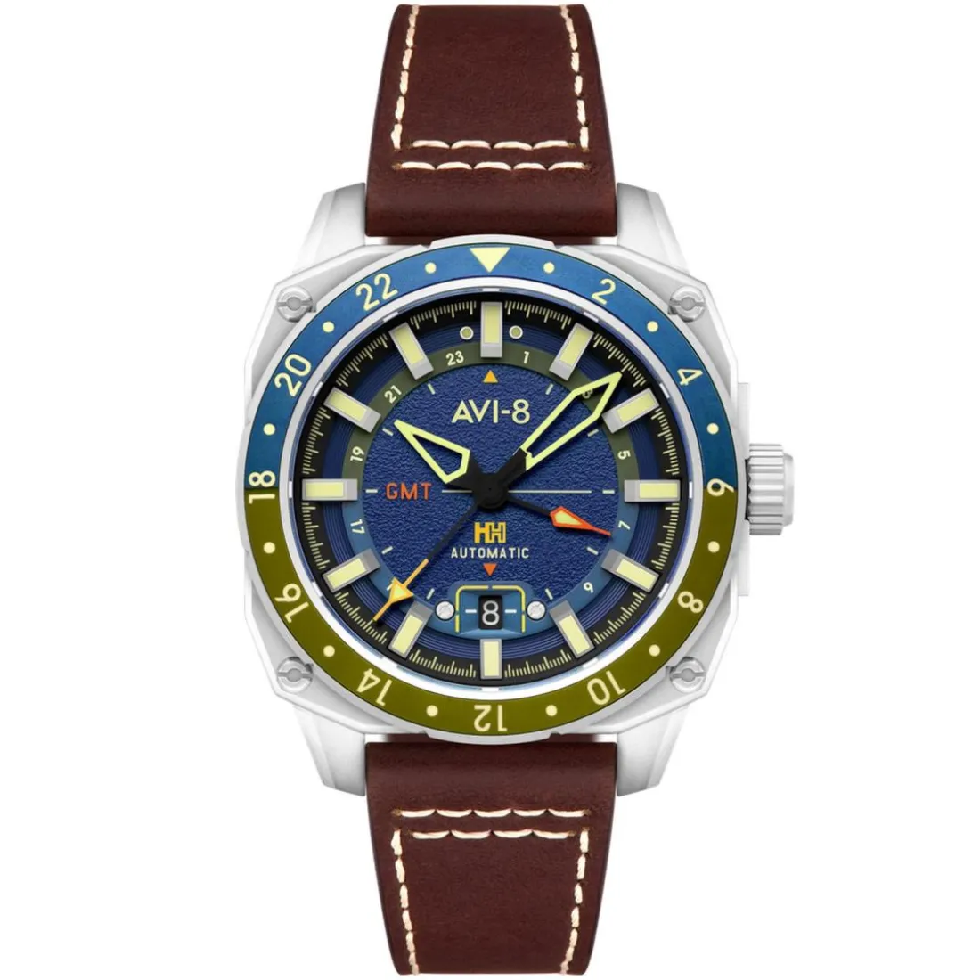 Montre Homme Avi-8 Hawker Hunter - AV-4122-02 Bracelet Cuir Marron