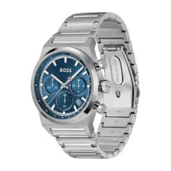 Montre Homme Boss Candor Chrono - 1514250 Bracelet Acier Argent