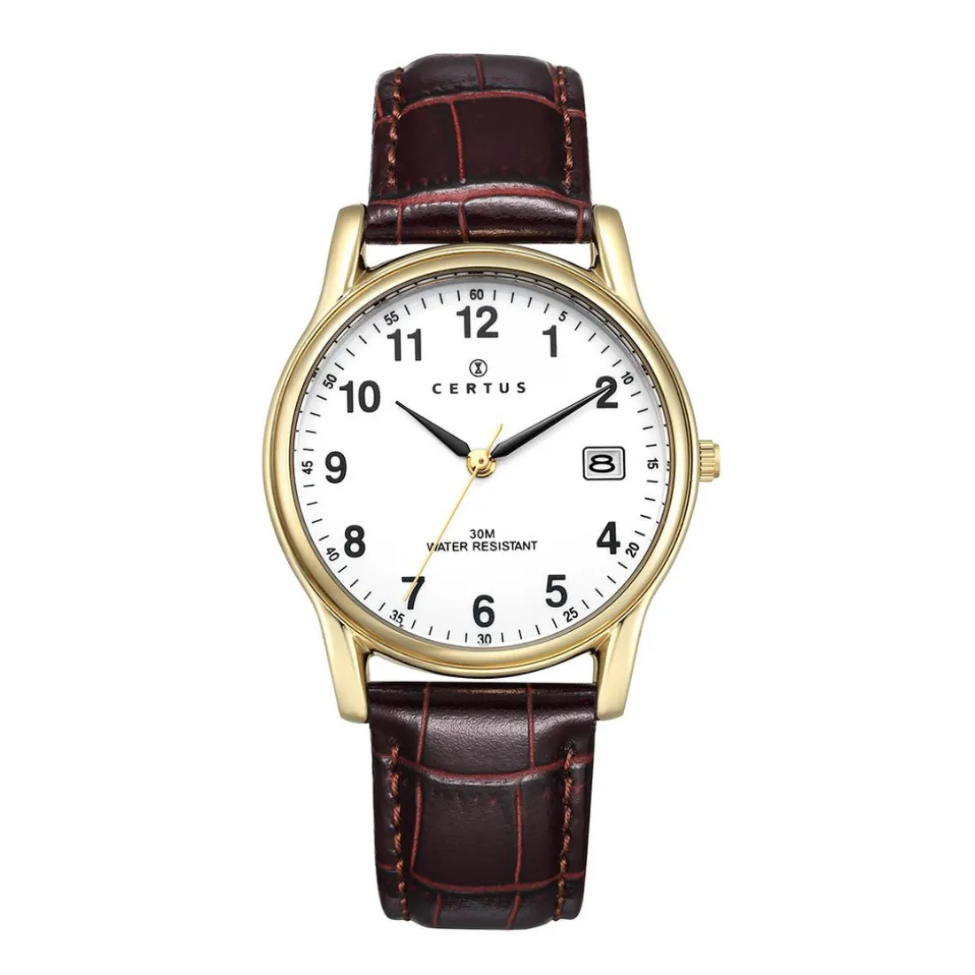 Montre homme Certus 611235 - Bracelet Cuir Marron