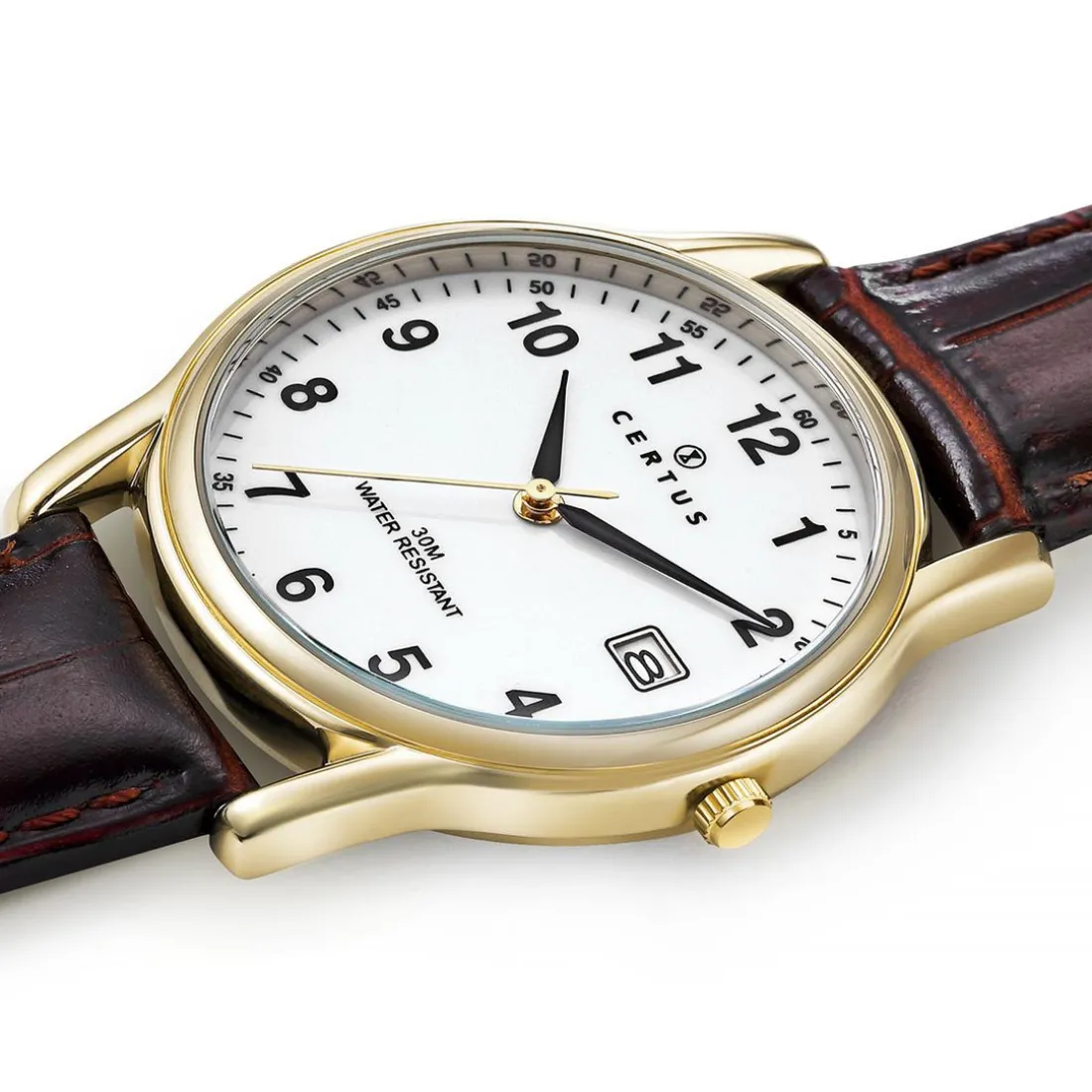 Montre homme Certus 611235 - Bracelet Cuir Marron