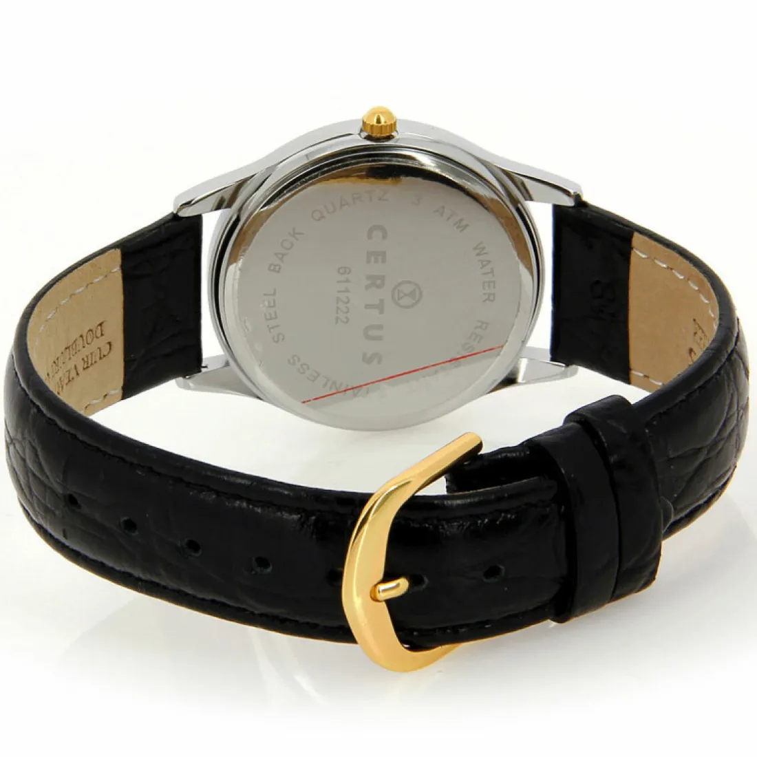 Montre Homme Certus 611222 - Bracelet Cuir Noir