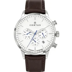 Montre Homme Certus 611137 - Bracelet Cuir Marron