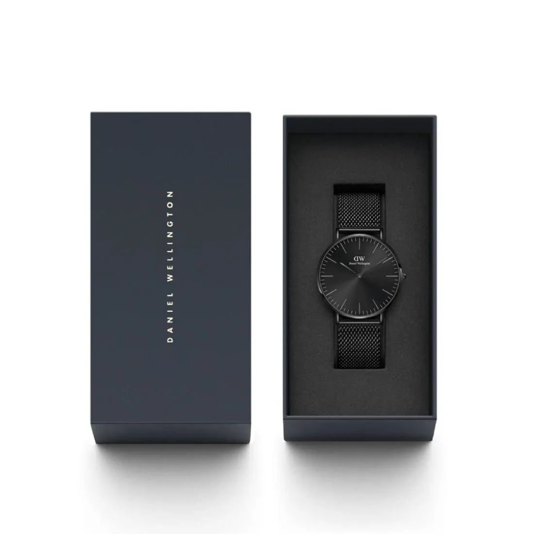 Montre Homme Daniel Wellington Ashfield - DW00100632 Bracelet Acier Noir