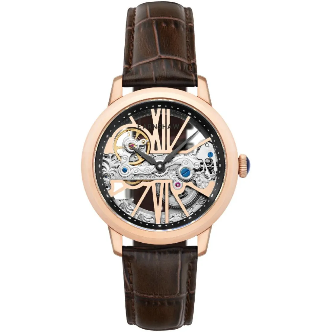 Montre Homme EARNSHAW Cornwall Bridge Automatic - ES-8287-02 Bracelet Cuir Marron