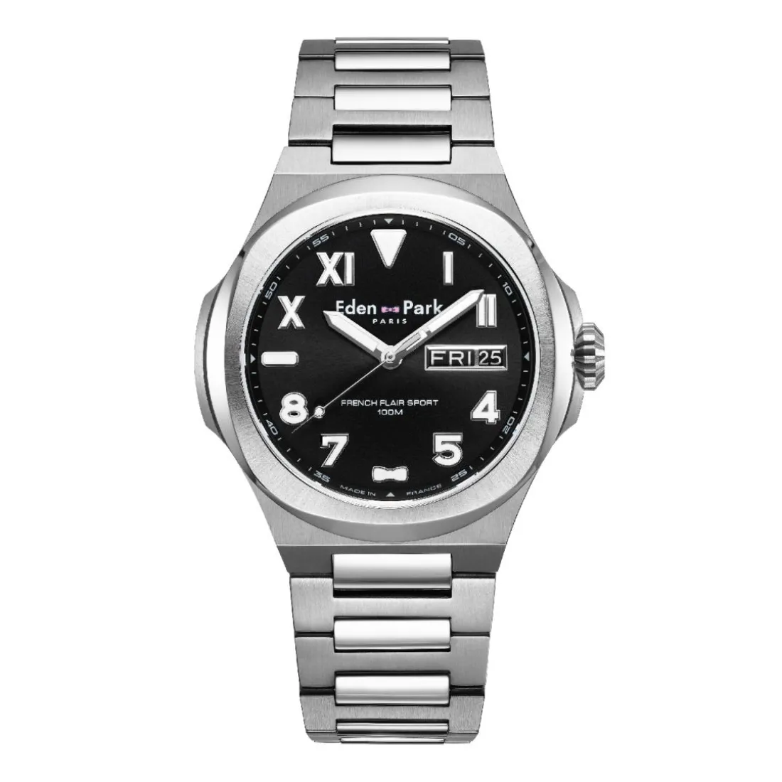 Montre Homme Eden Park - EP13245B14 Bracelet Acier Argent