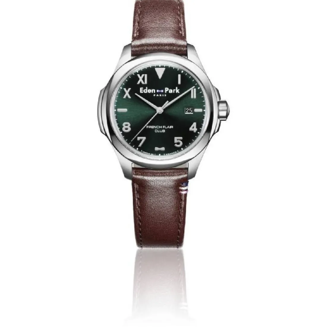 Montre Homme Eden Park - EP19201AP16BR Bracelet Cuir Marron