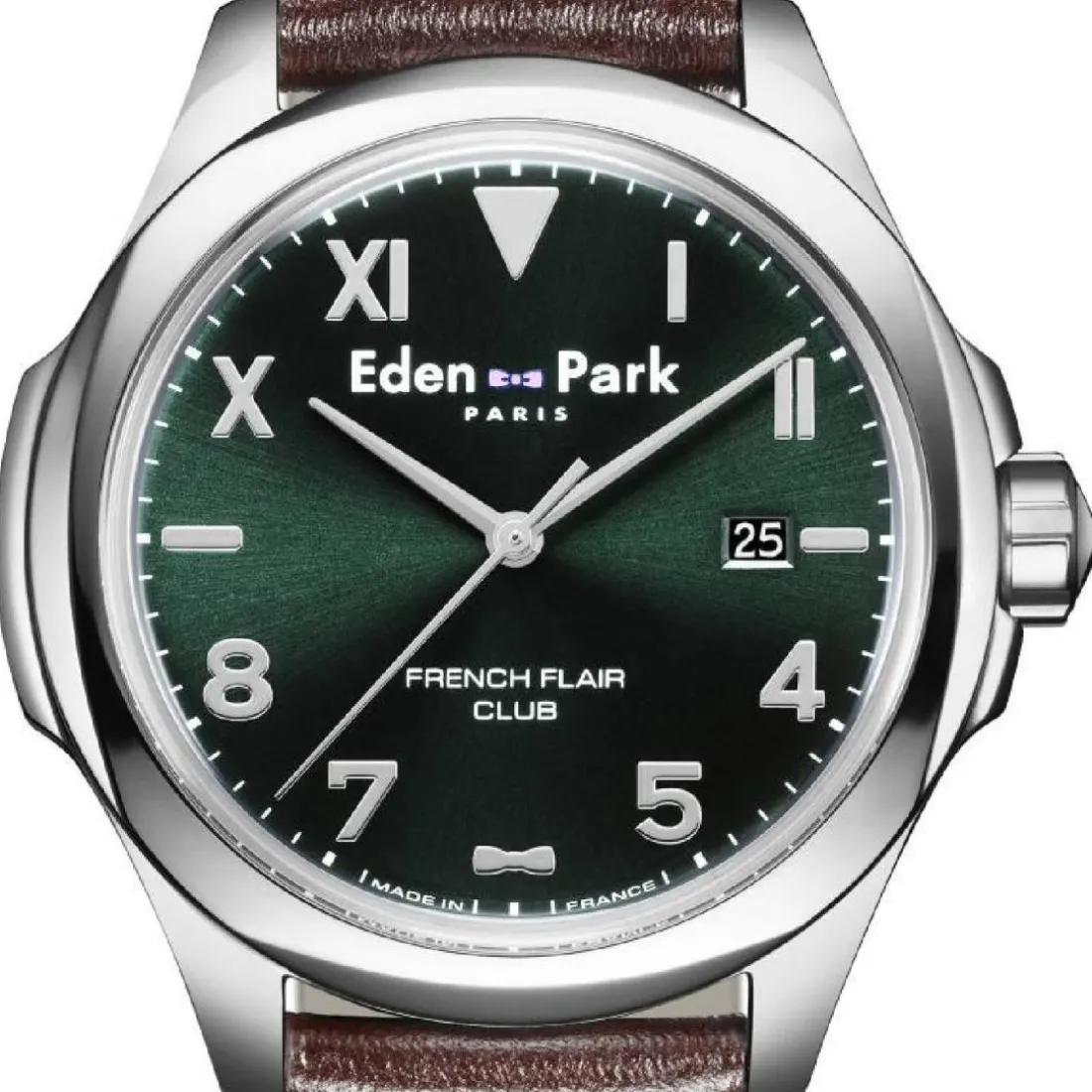 Montre Homme Eden Park - EP19201AP16BR Bracelet Cuir Marron