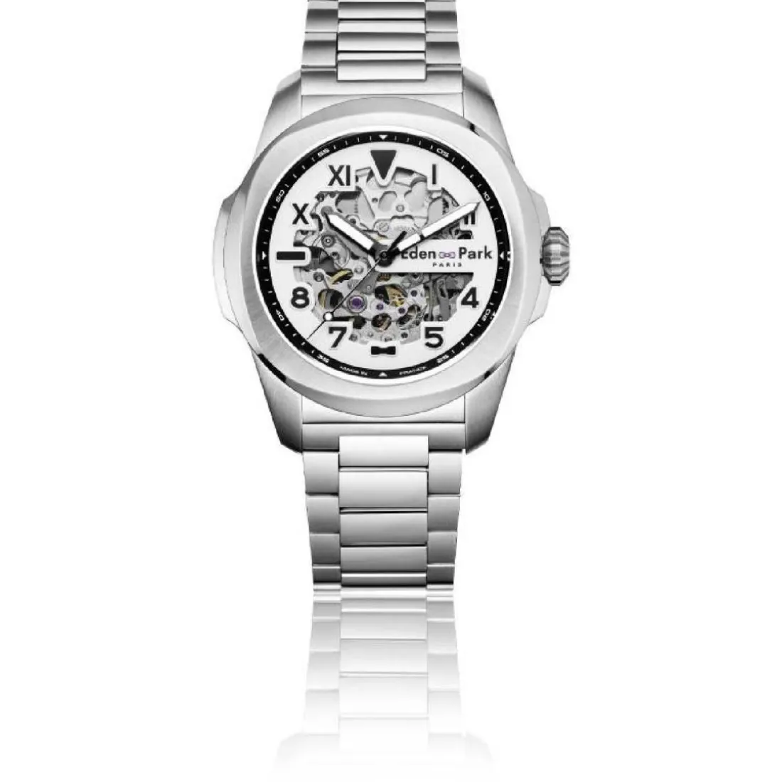 Montre Homme Eden Park - EP1650BSQ12 Bracelet Acier Argent