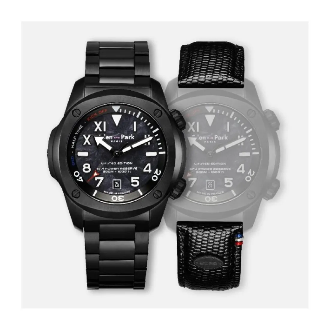 Montre Homme Eden Park - EPSET1655SL2023 Bracelet Acier Noir