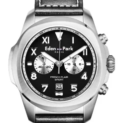 Montre Homme Eden Park - EP37650A24 Bracelet Cuir Noir