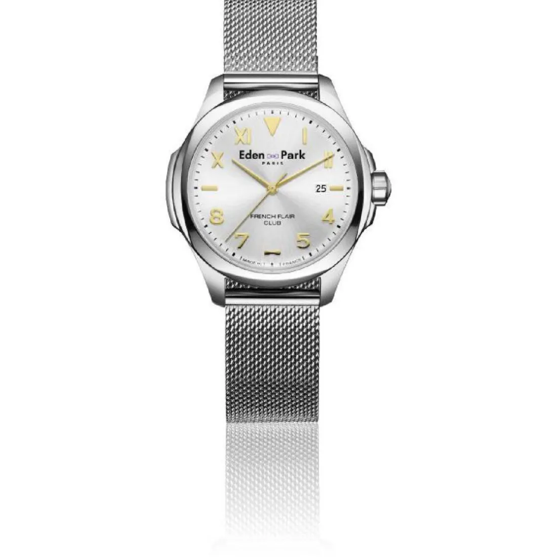 Montre Homme Eden Park - EP19201AP12TB Bracelet Acier Argent
