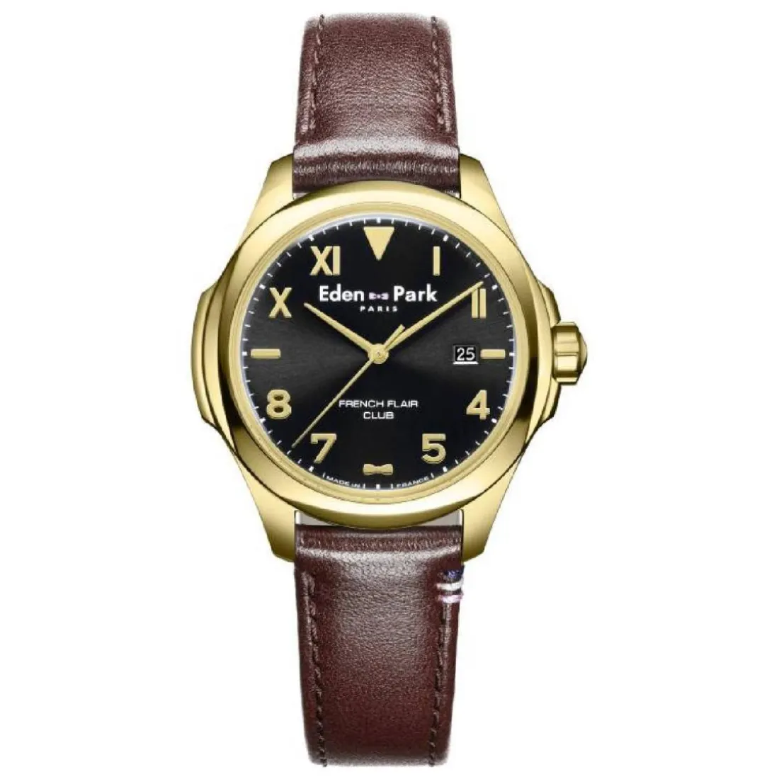Montre Homme Eden Park Club - EP12201P14BR Bracelet Cuir Marron