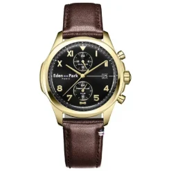 Montre Homme Eden Park Club - EP23201P14BR Bracelet Cuir Marron