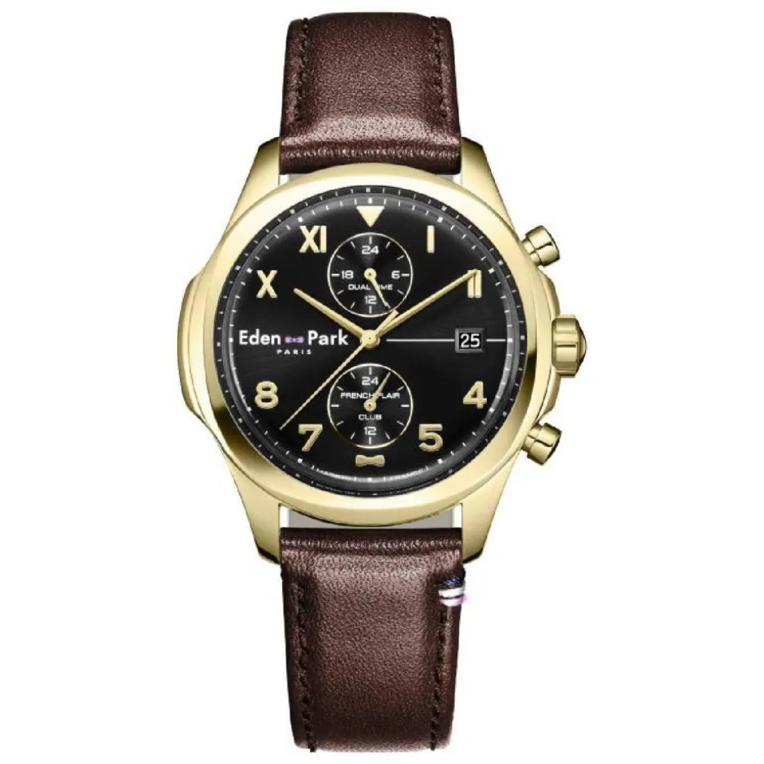 Montre Homme Eden Park Club - EP23201P14BR Bracelet Cuir Marron