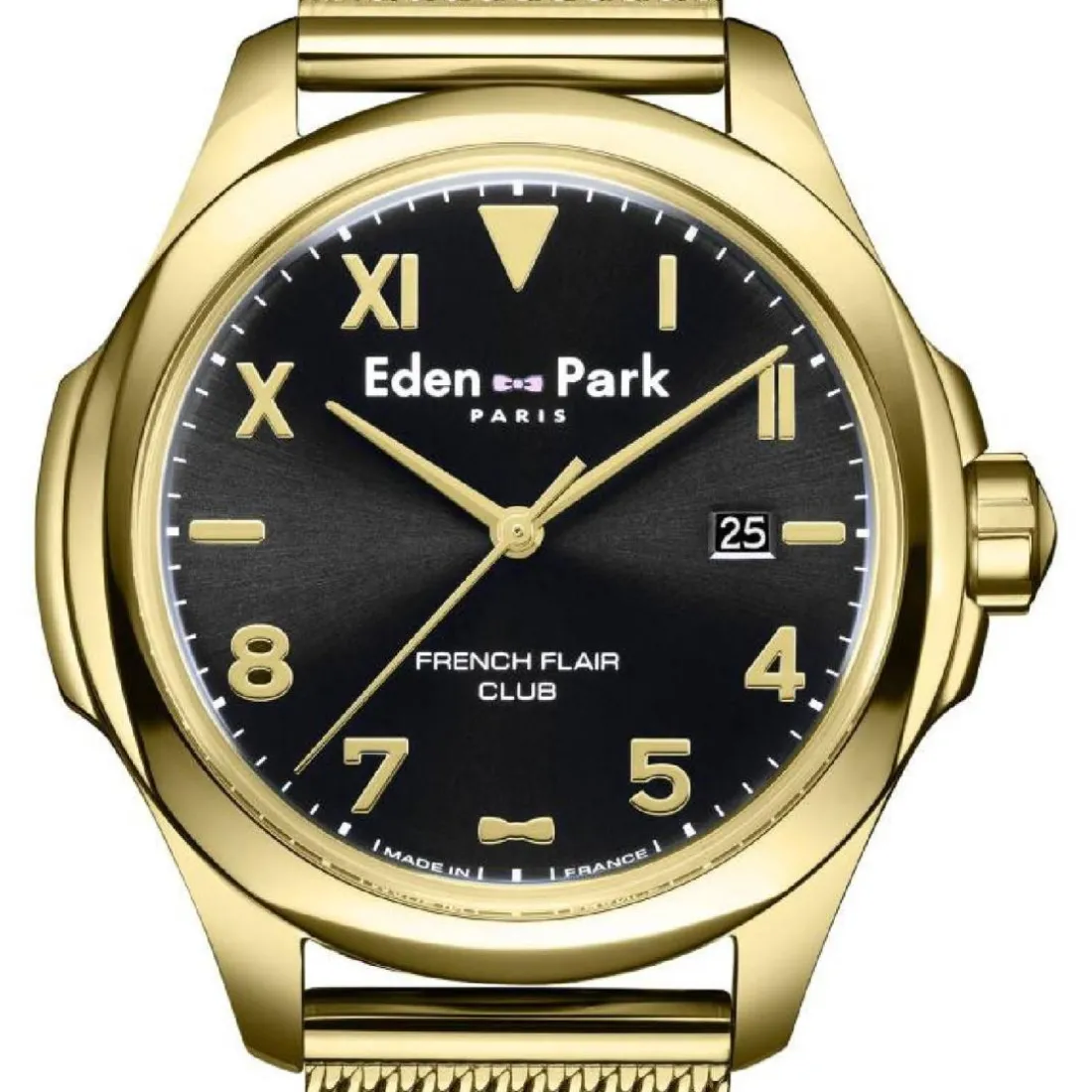 Montre Homme Eden Park Club - EP12201P14BP Bracelet Acier Doré
