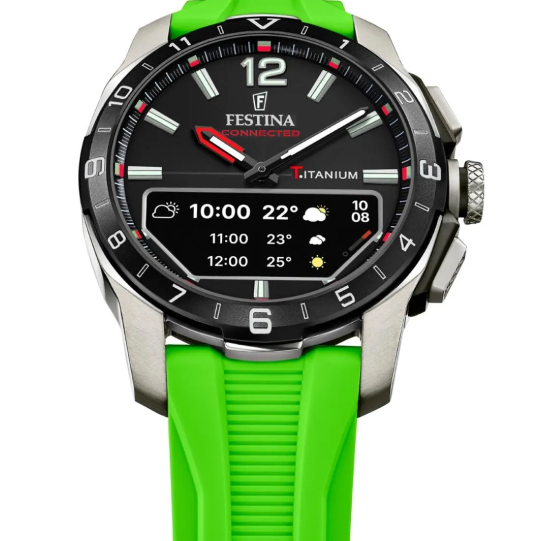 Montre Homme Festina Connected - F23000-B Bracelet Résine Vert