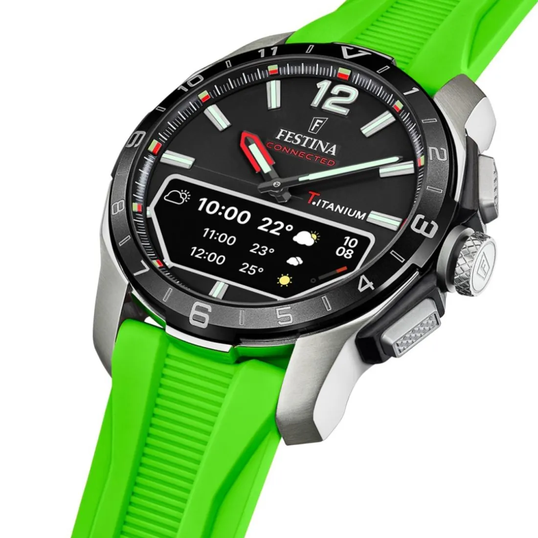 Montre Homme Festina Connected - F23000-B Bracelet Résine Vert