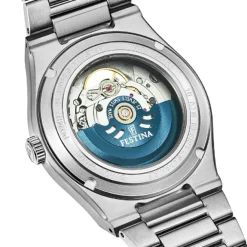 Montre Homme Festina Swiss Made Automatic - F20053-3 Bracelet Acier Argent
