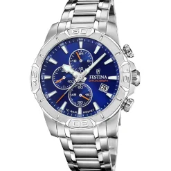 Montre Homme Festina Timeless Chronograph - F20704-2 Bracelet Acier Acier
