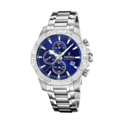 Montre Homme Festina Timeless Chronograph - F20704-2 Bracelet Acier Acier