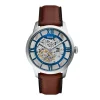 Montre Homme Fossil Montres Automatic - ME3267 Bracelet Cuir Marron