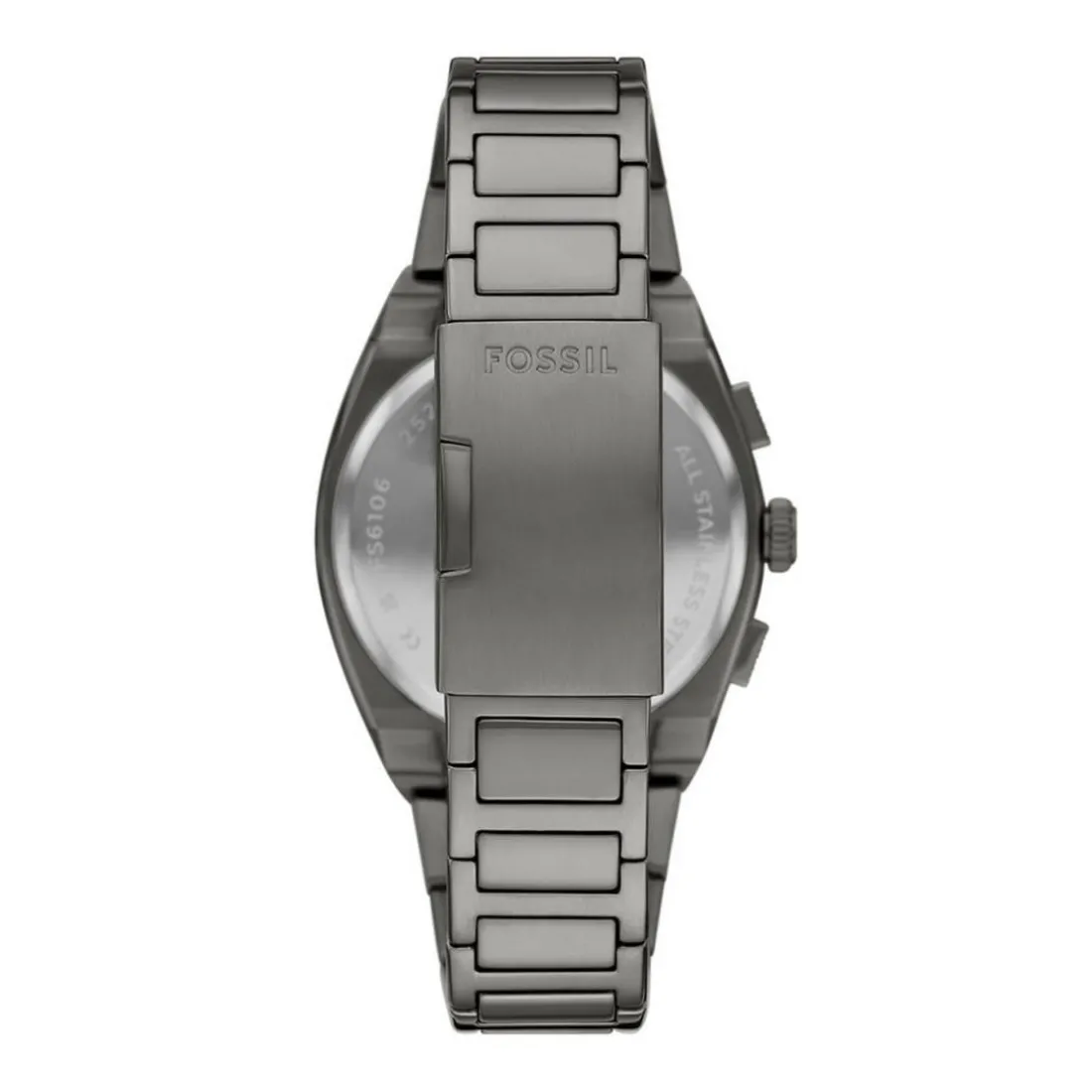 Montre Homme Fossil Montres Everett - FS6107 Bracelet Acier Gris foncé
