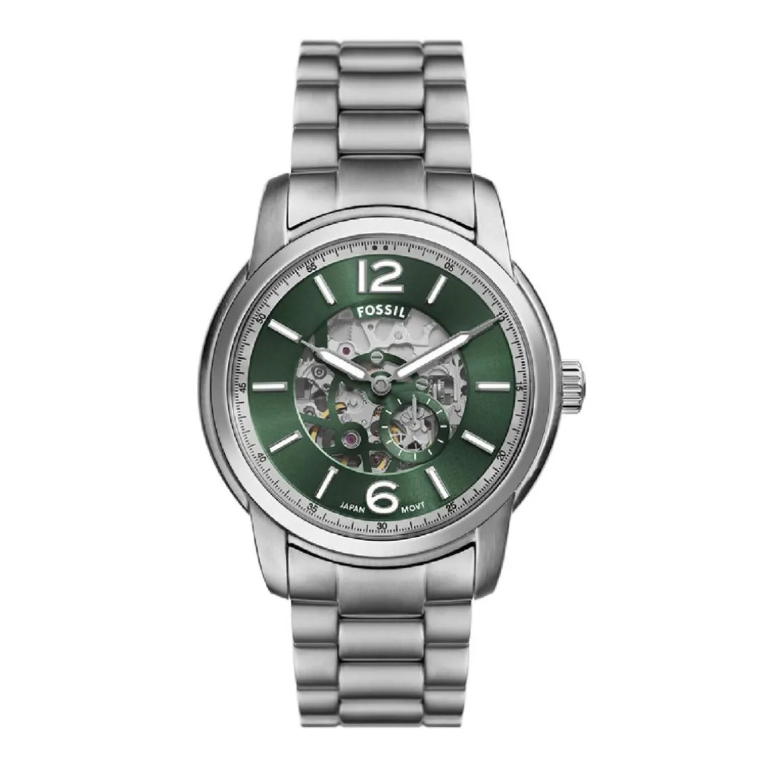 Montre Homme Fossil Montres Automatic - ME3262 Bracelet Acier Argenté