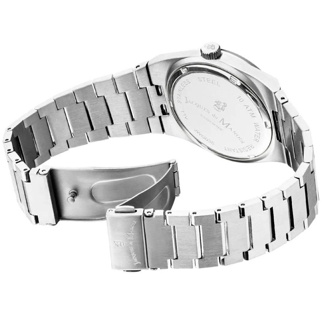 Montre Homme JACQUES DU MANOIR Horizon Gents - JWG03501 Bracelet Acier Argent