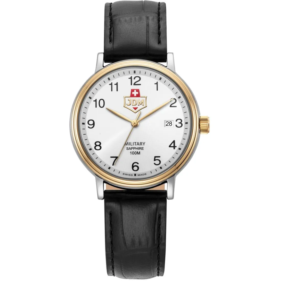 Montre Homme JDM MILITARY Kilo - JDM-WG026-05 Bracelet Cuir Noir