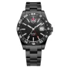 Montre Homme JDM Military Delta 24 - JDM-WG018-04 Bracelet Acier Noir