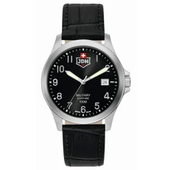 Montre Homme JDM Military Alpha I - JDM-WG001-01 Bracelet Cuir Noir