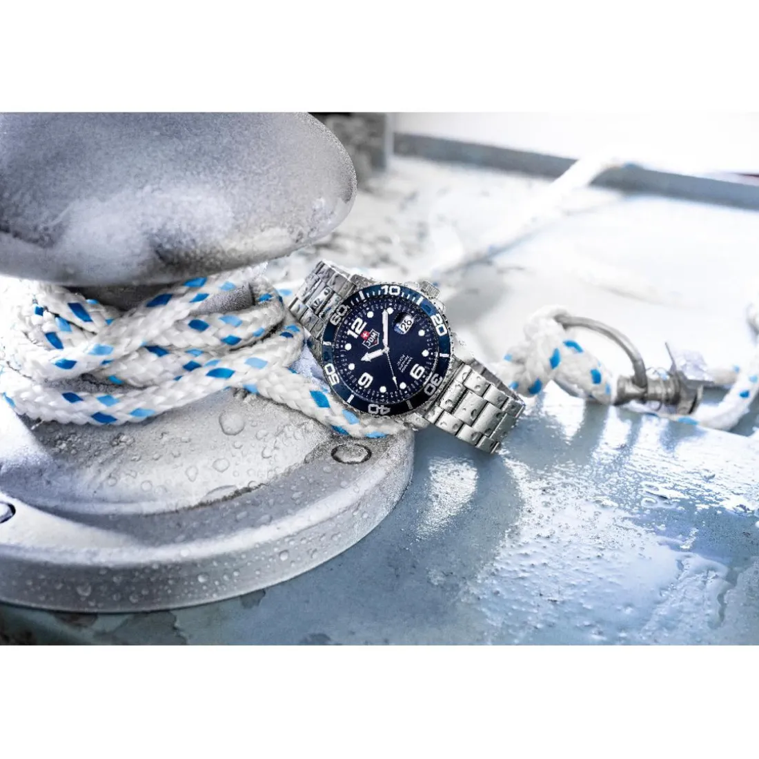 Montre Homme JDM Military Mike - JDM-WG020-01 Bracelet Acier Argent