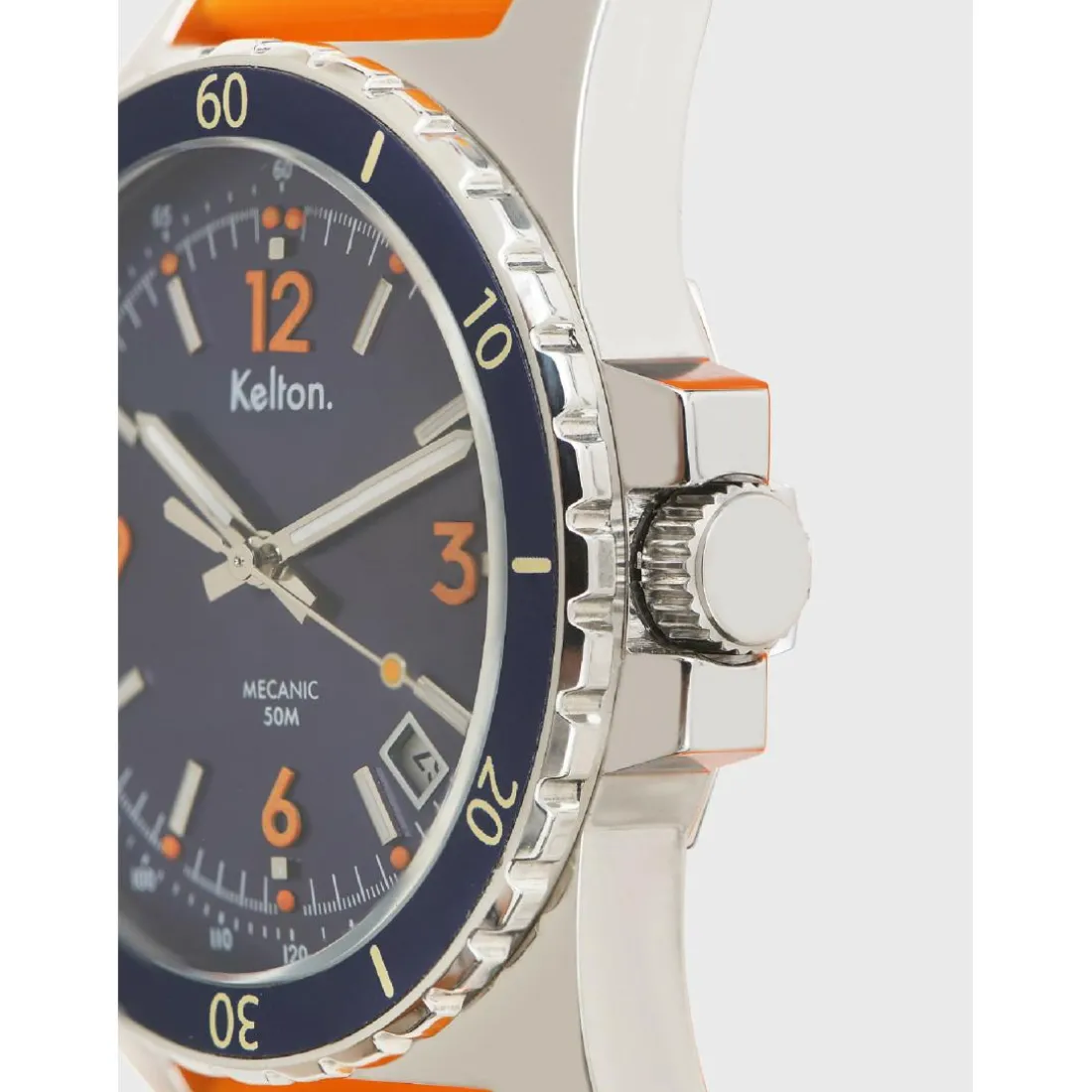 Montre Homme Kelton Mille - 9123612 Bracelet Orange