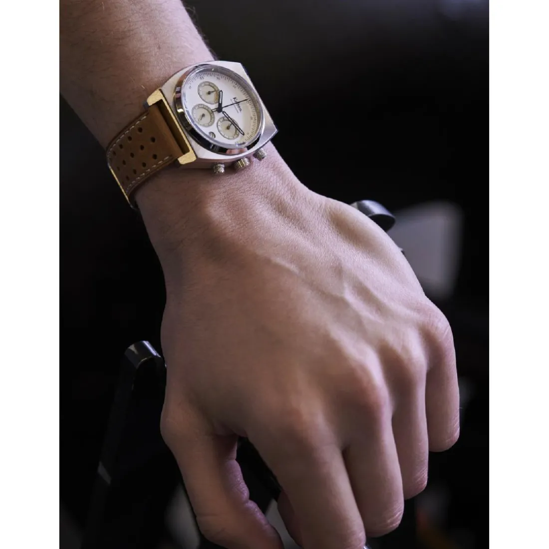 Montre Homme Kelton RC 24 Chrono - 9124842 Méca-Quartz Blanc