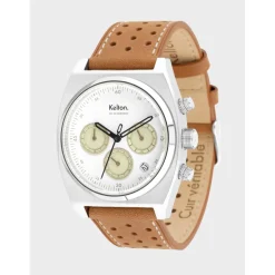 Montre Homme Kelton RC 24 Chrono - 9124842 Méca-Quartz Blanc