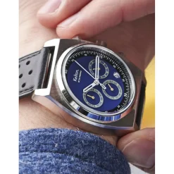 Montre Homme Kelton RC 24 Chrono - 9124832 Méca-Quartz Bleu