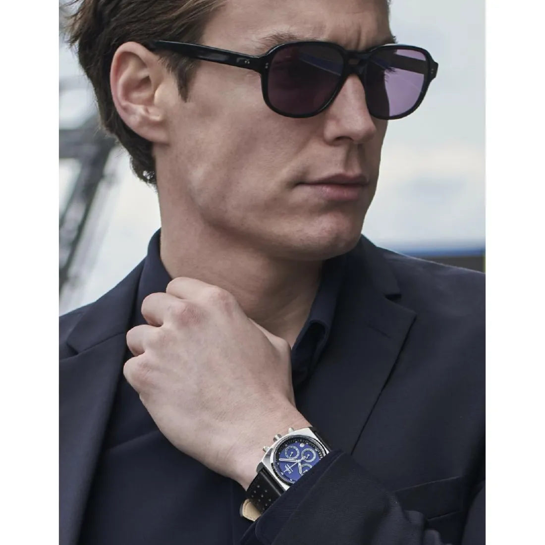 Montre Homme Kelton RC 24 Chrono - 9124832 Méca-Quartz Bleu