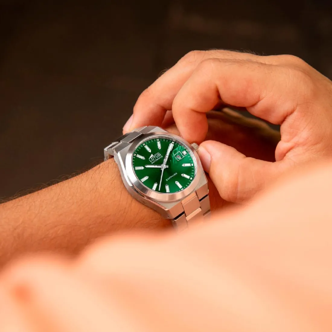 Montre Homme Lotus Automatico - L18996-3 Bracelet Acier Acier