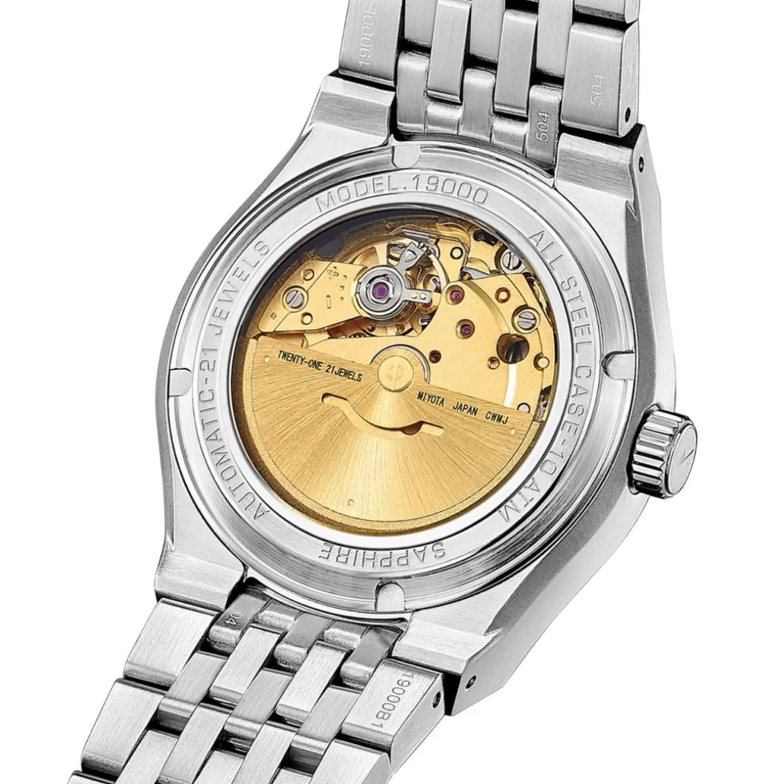 Montre Homme Lotus Automatico - L19000-5 Bracelet Acier Argent