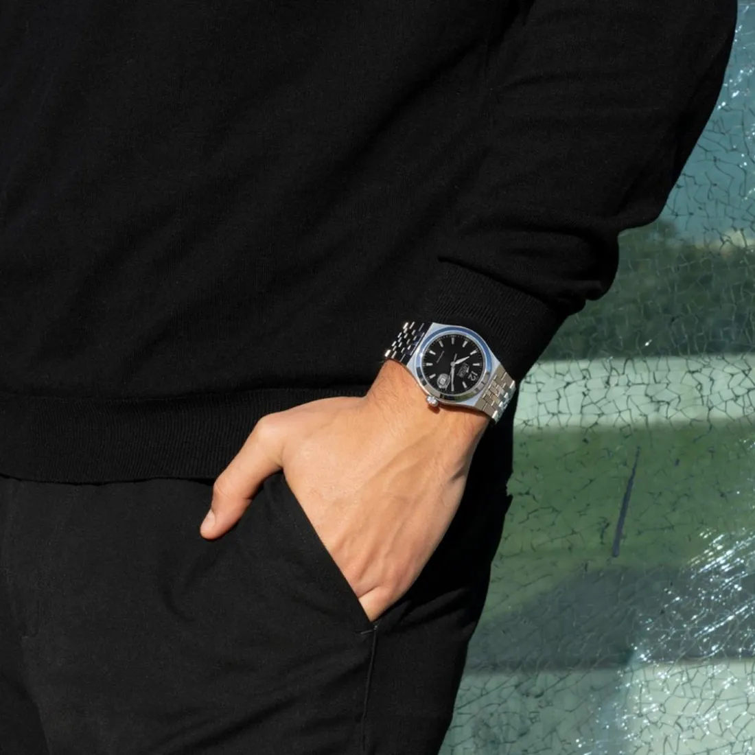Montre Homme Lotus Automatico - L19000-5 Bracelet Acier Argent