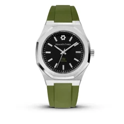 Montre Homme Maison Du Temps MTBeta 2.0 Noir Silicone Kaki