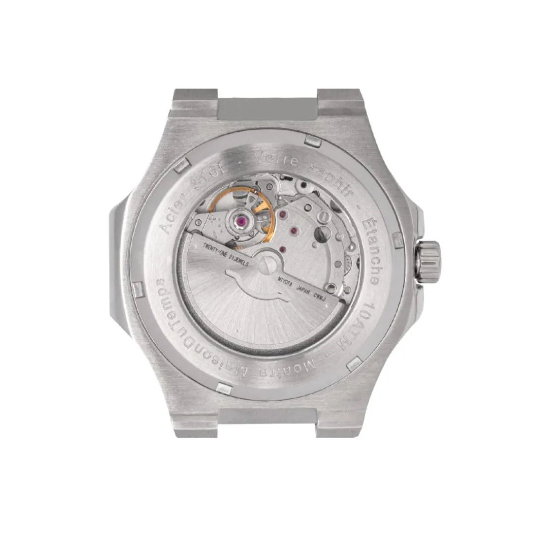 Montre Homme Maison Du Temps MTZeta Arabic Blanc Blanc