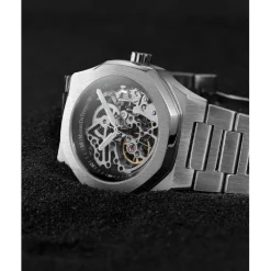 Montre Homme Maison Du Temps MTBeta Skeleton Silicone Noir