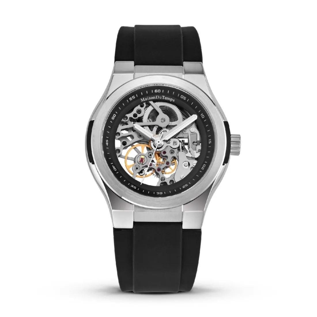 Montre Homme Maison Du Temps MTEpsilon Skeleton Silicone Kaki