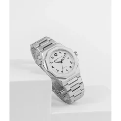 Montre Homme Maison Du Temps MTZeta Arabic Blanc Silicone Noir