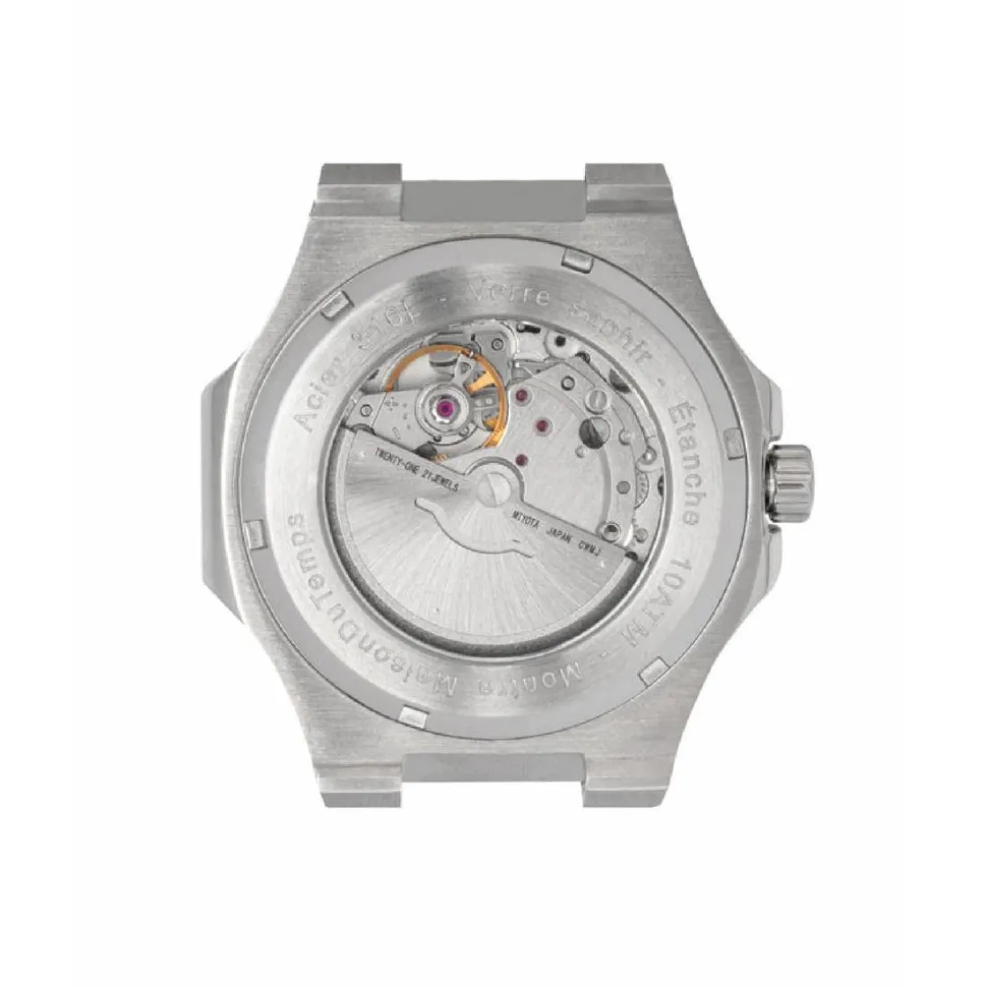 Montre Homme Maison Du Temps MTZeta Arabic Noir Acier
